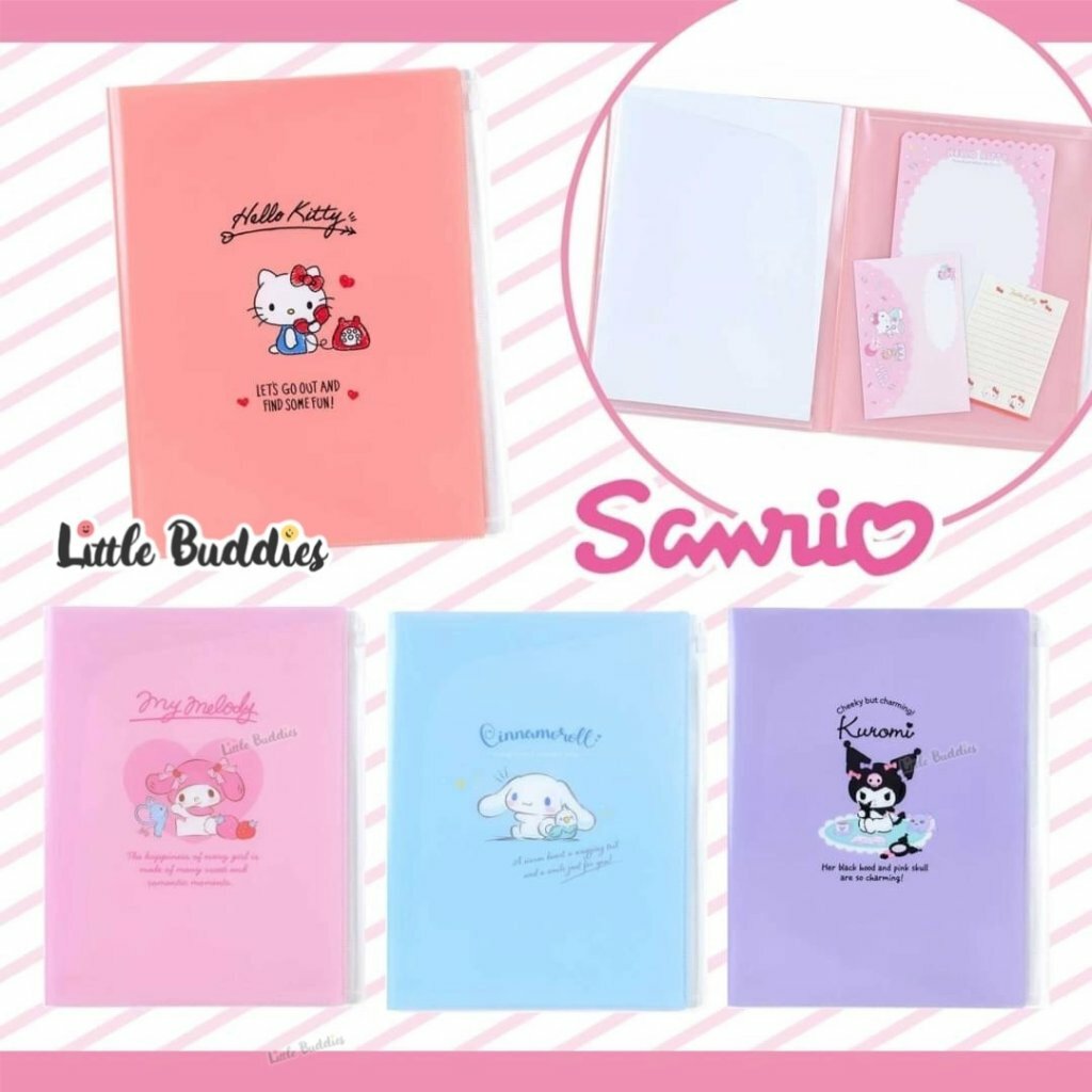 日版Sanrio 簡約文件夾 6袋