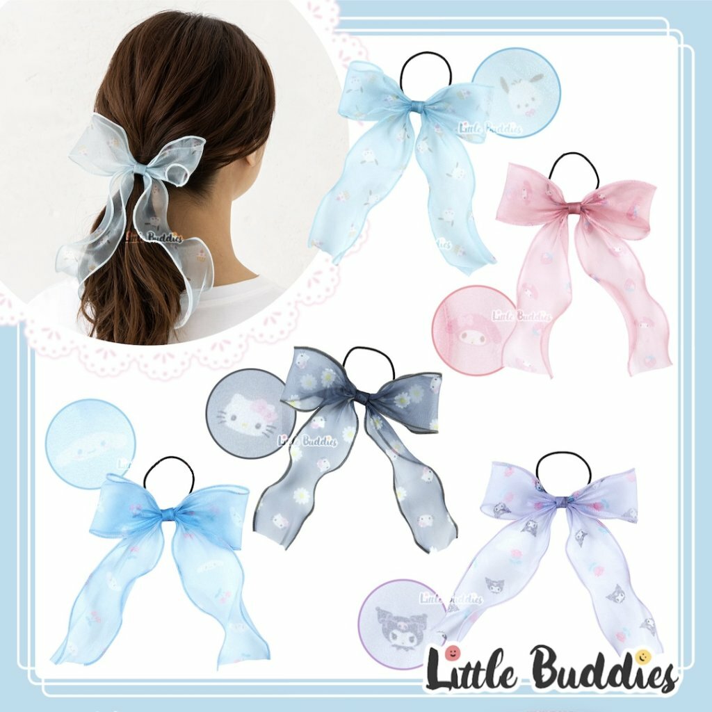 日版Sanrio 夏日絲帶橡根頭飾