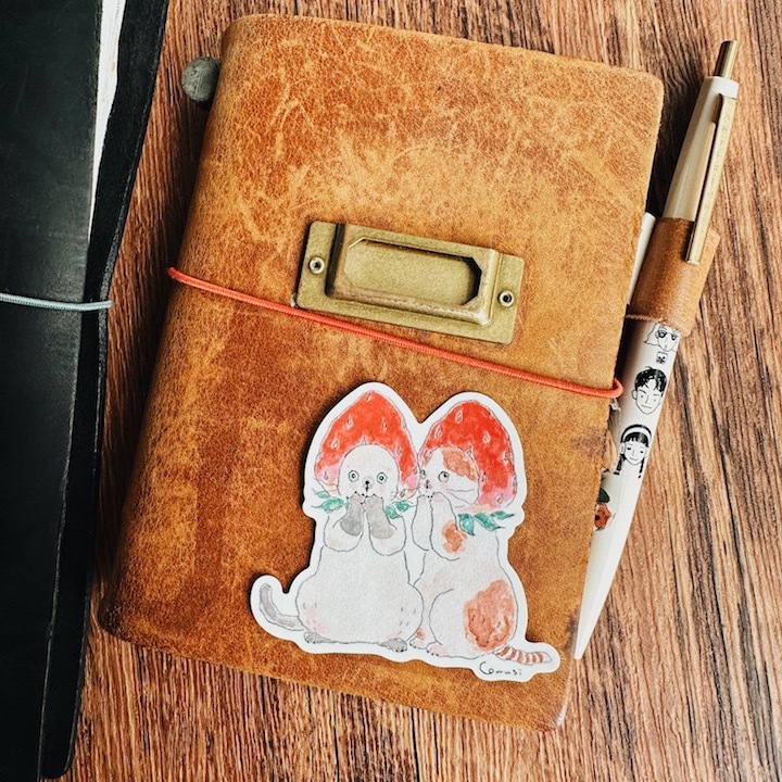 草莓貓2 防水大貼紙 トコロコムギ ｜日本ACTIVE CORPORATION