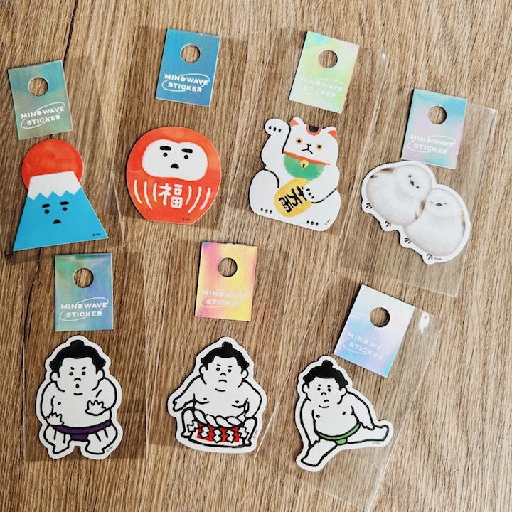 日本吉祥物 防水大貼紙｜日本Mind Wave
