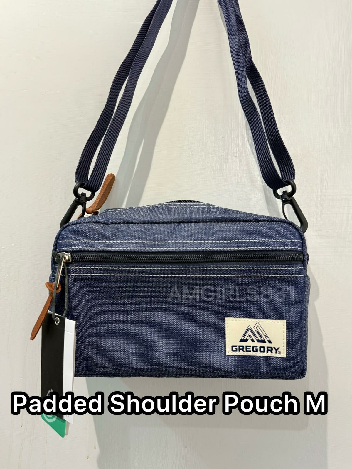 GREGORY PADDED SHOULDER POUCH M denim