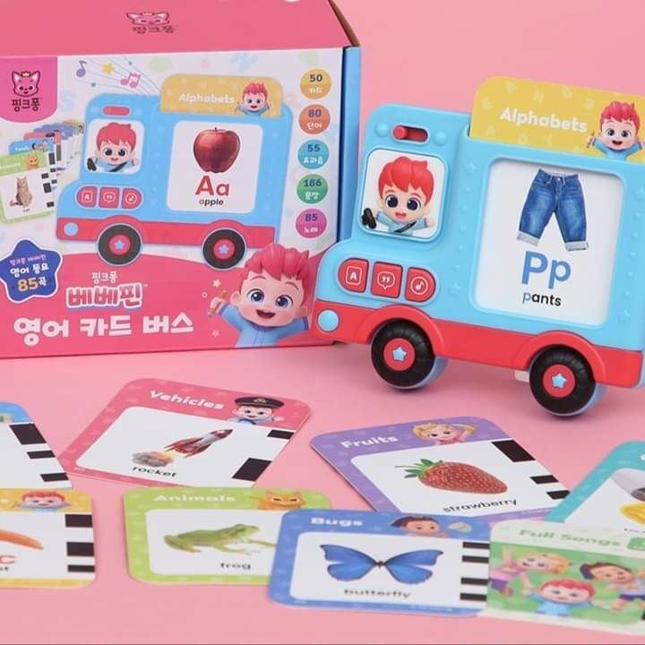 韓國直送 Bebefinn 英文卡巴士