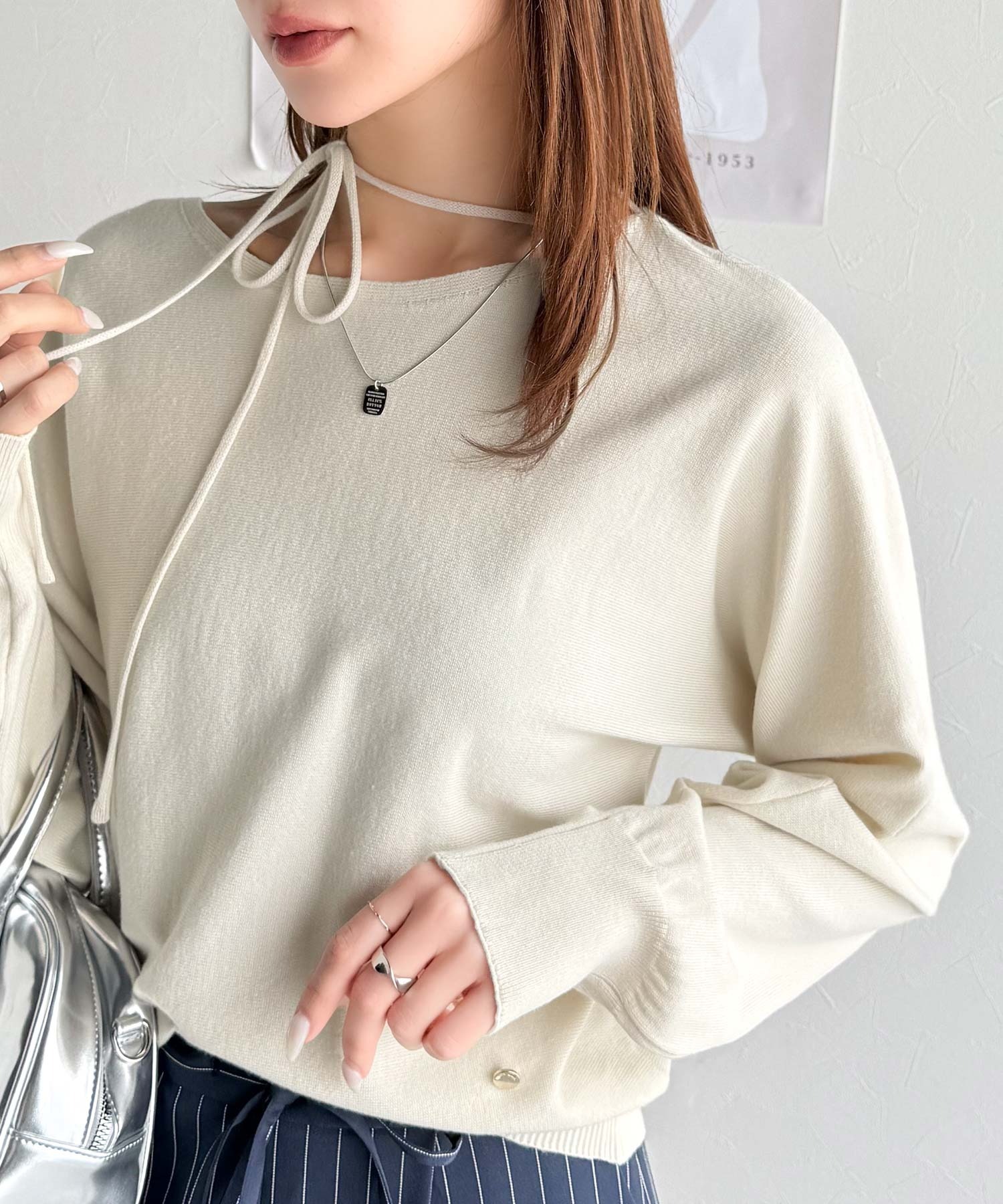 日本🇯🇵連線 Mily Bilet 綁帶套頭衫 寬鬆 露肩 4色(任買兩件711免運)/預購