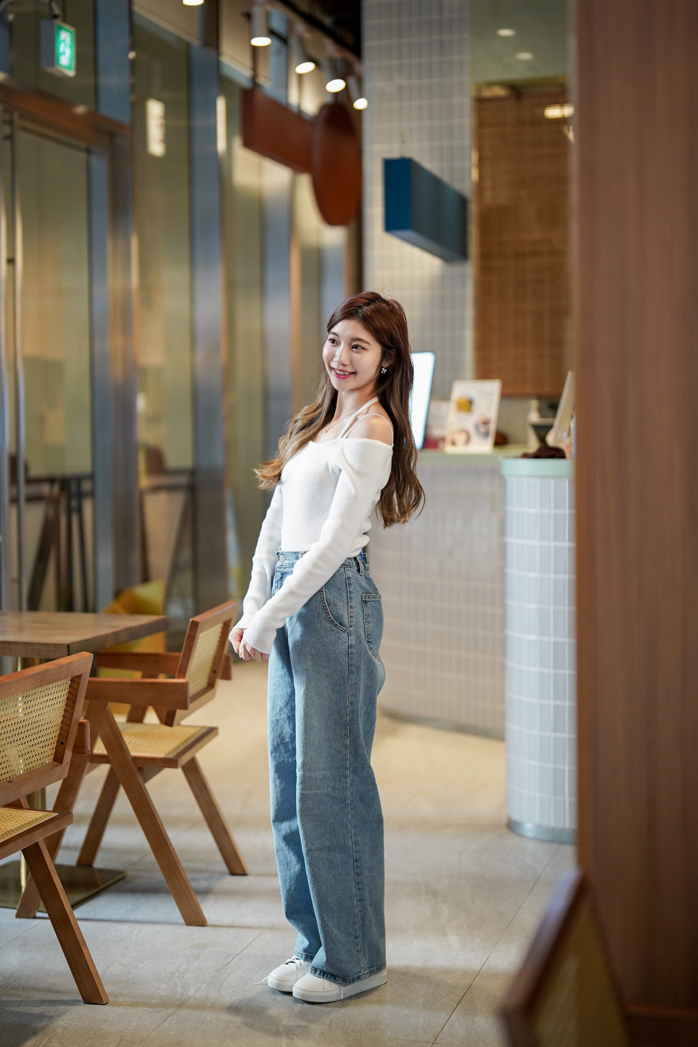 JEAN156 Forever Young Denim Wide Pants