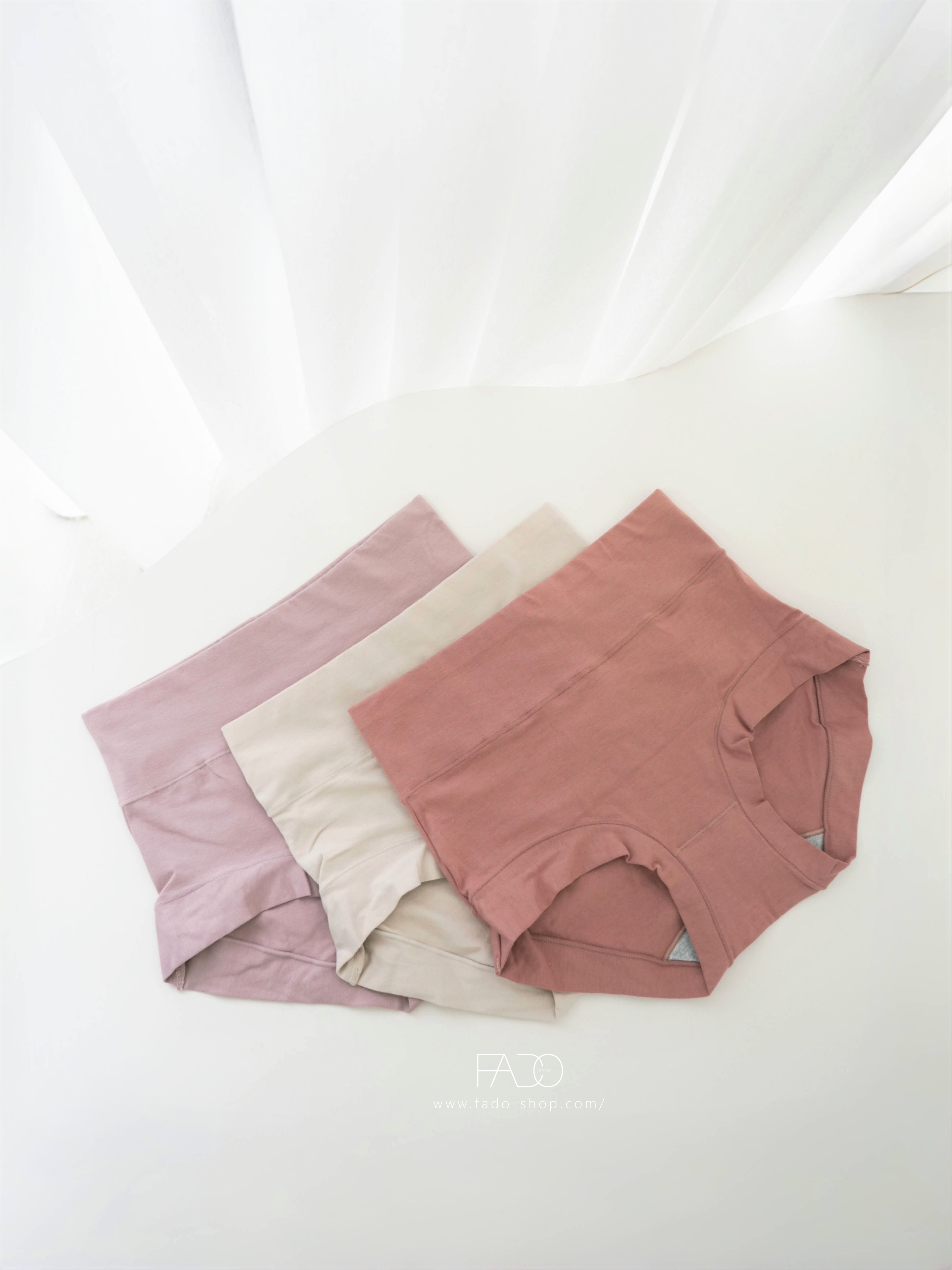 法朵Fado shop｜高腰純棉內褲 (三件組) 720C014 L~XL