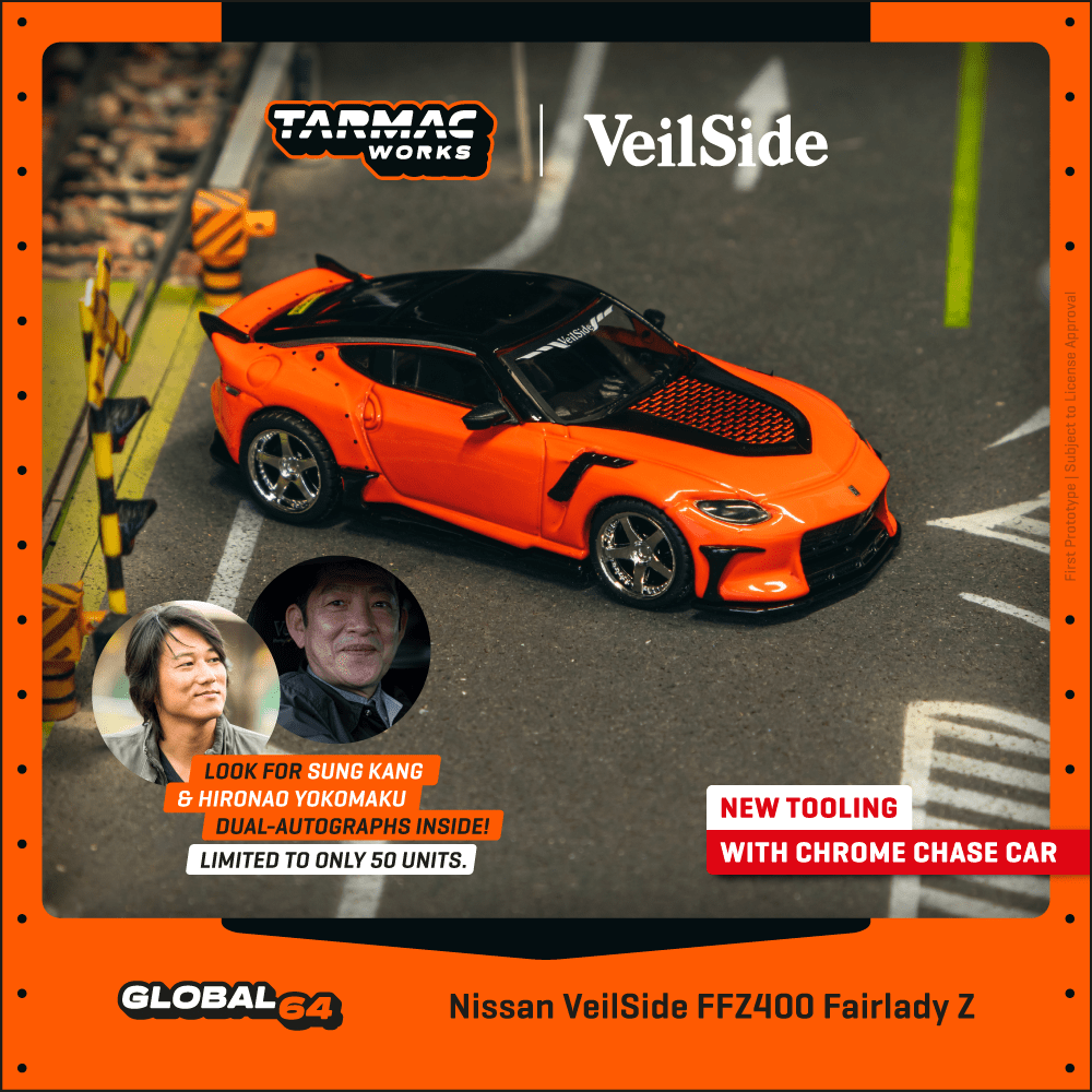 Tarmac Works Nissan VeilSide FFZ400 Fairlady Z - Orange