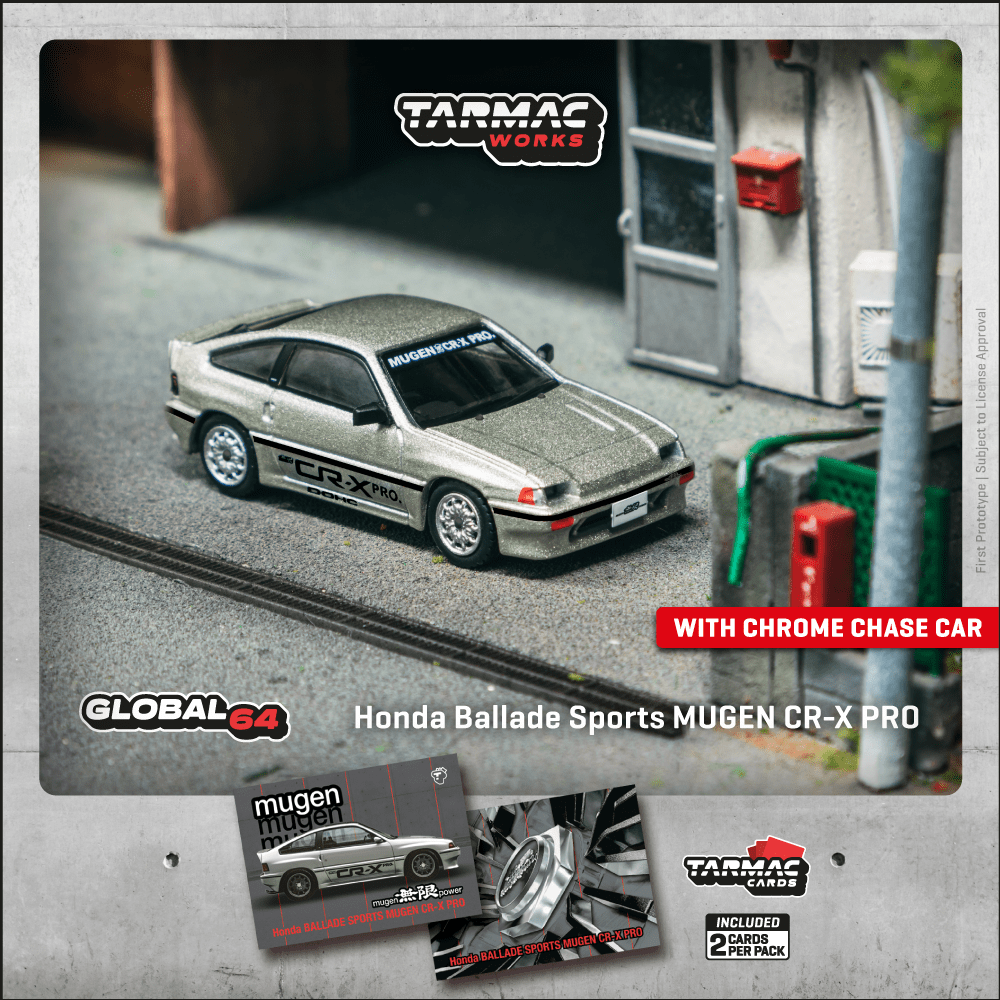 Tarmac Works HONDA Ballade Sports MUGEN CR-X PRO - Silver