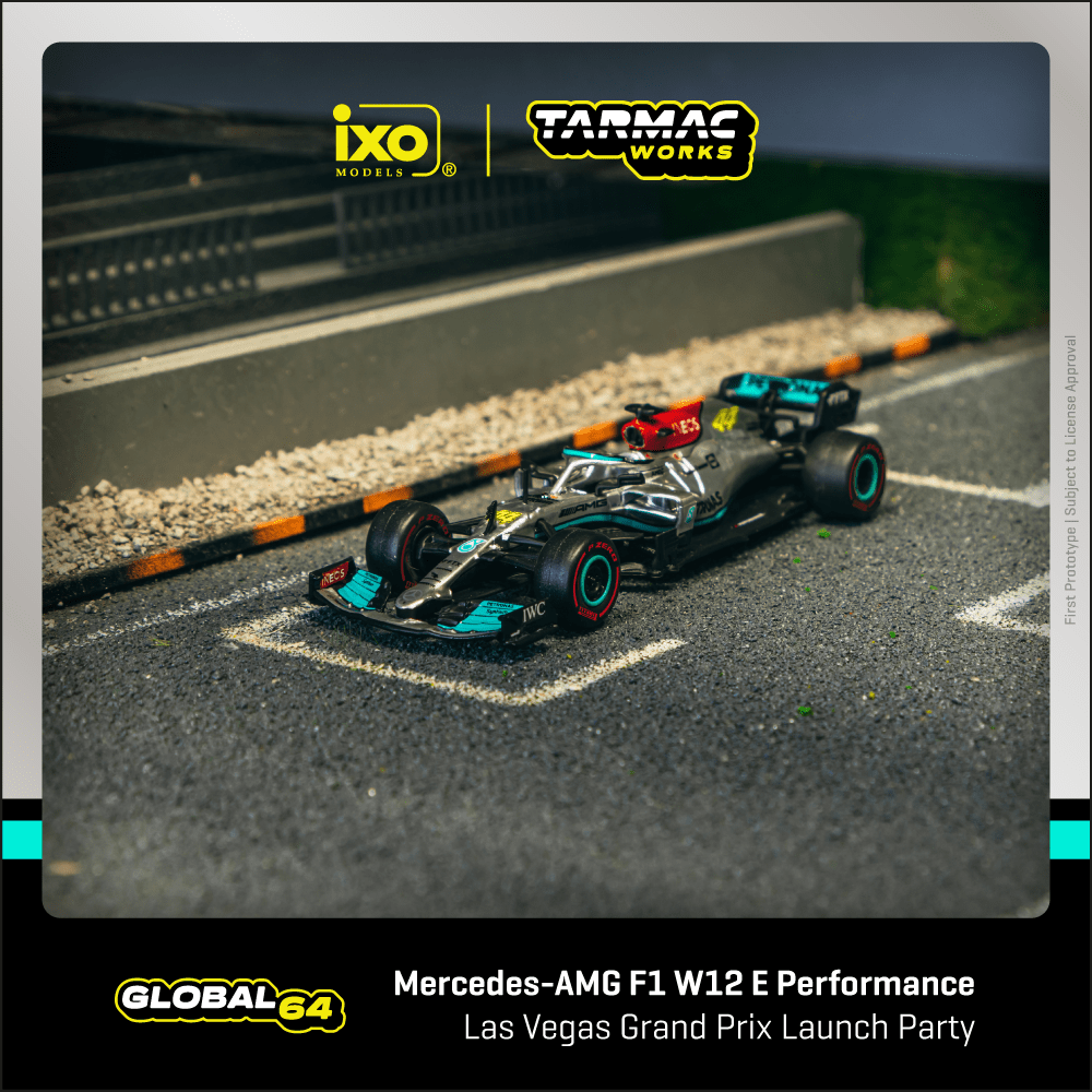 Tarmac Works Mercedes-AMG F1 W12 E Performance - Las Vegas Grand Prix Launch Party