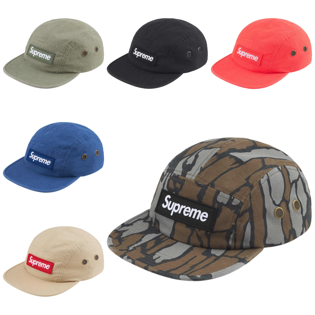 現貨┃Supreme 25SS Military Camp Cap 五分割帽 露營帽