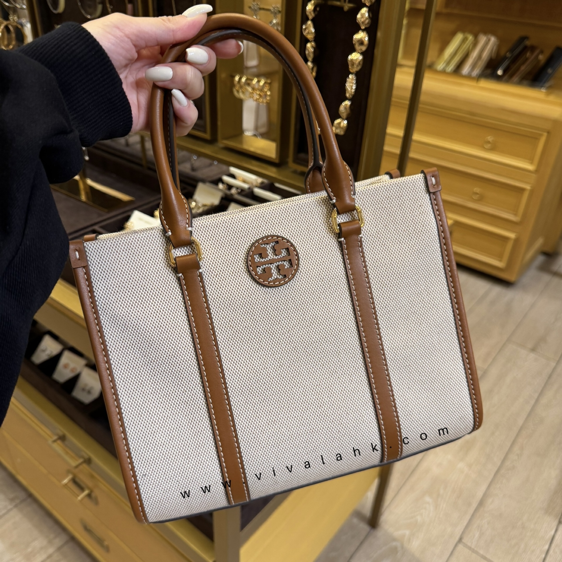 Tory Burch - Blake 帆布Tote (S) (163098)