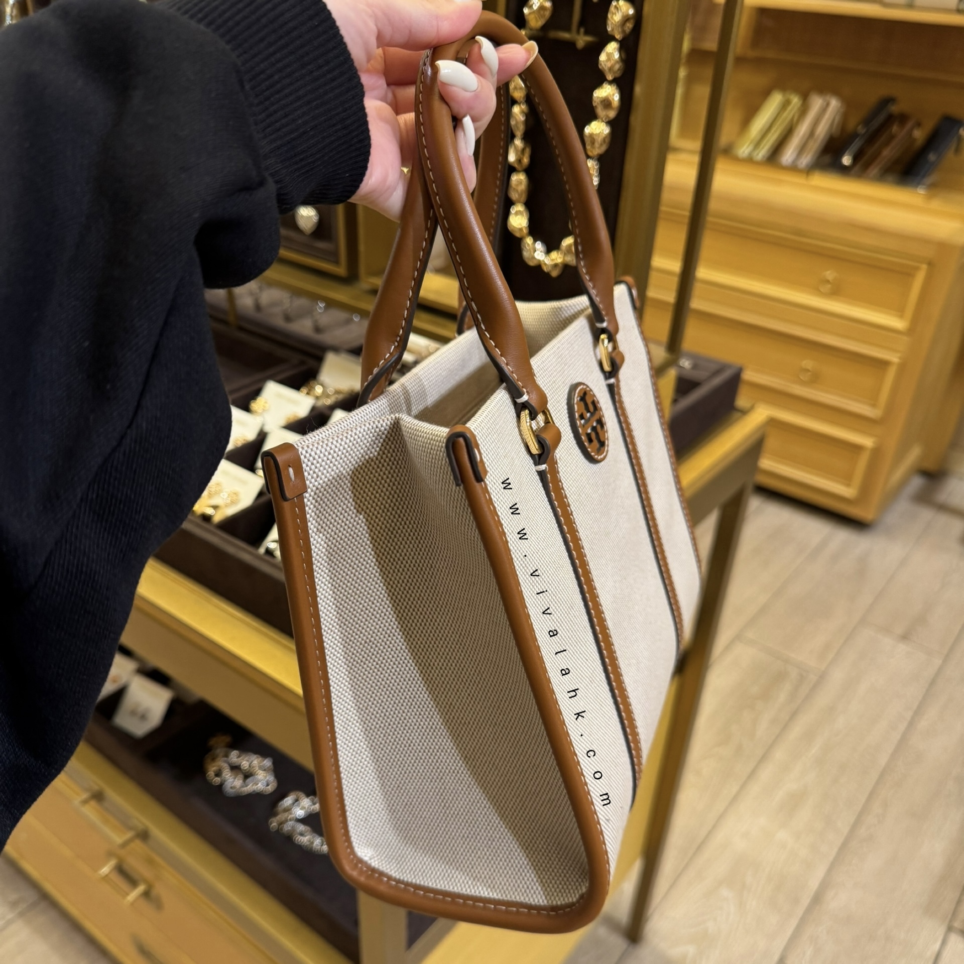 Tory Burch - Blake 帆布Tote (S) (163098)