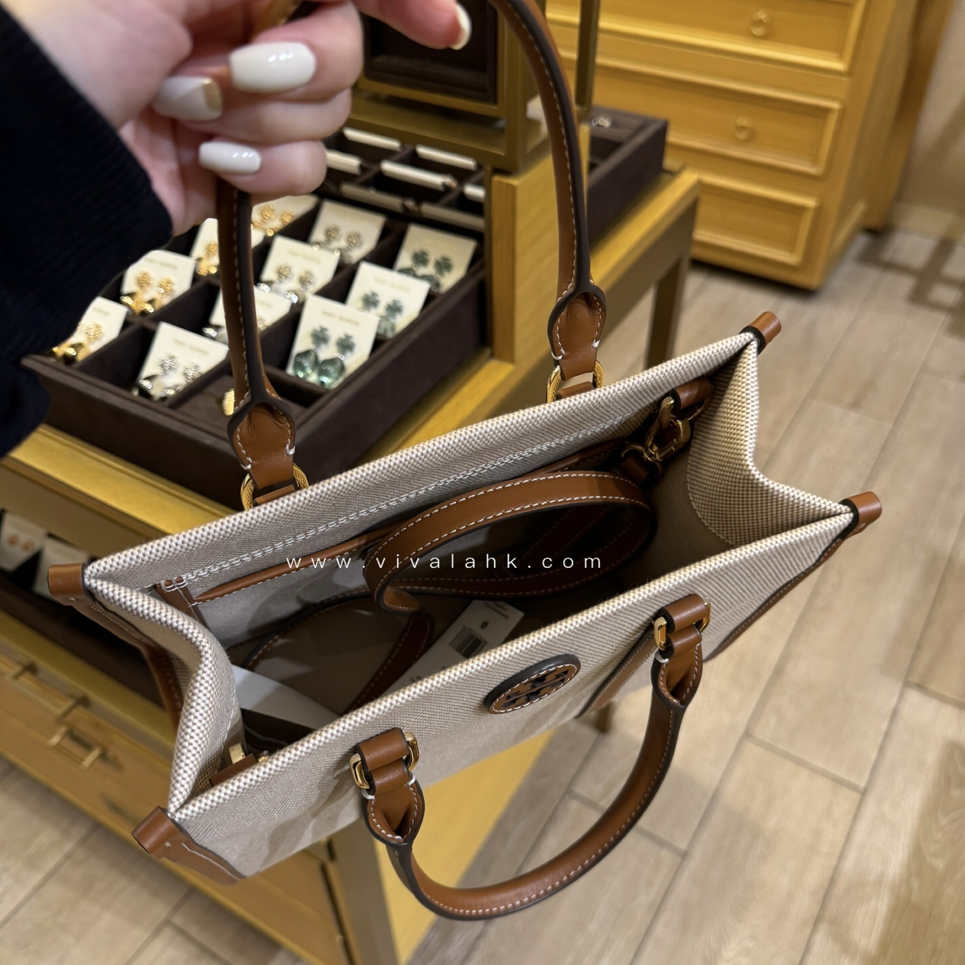 Tory Burch - Blake 帆布Tote (S) (163098)