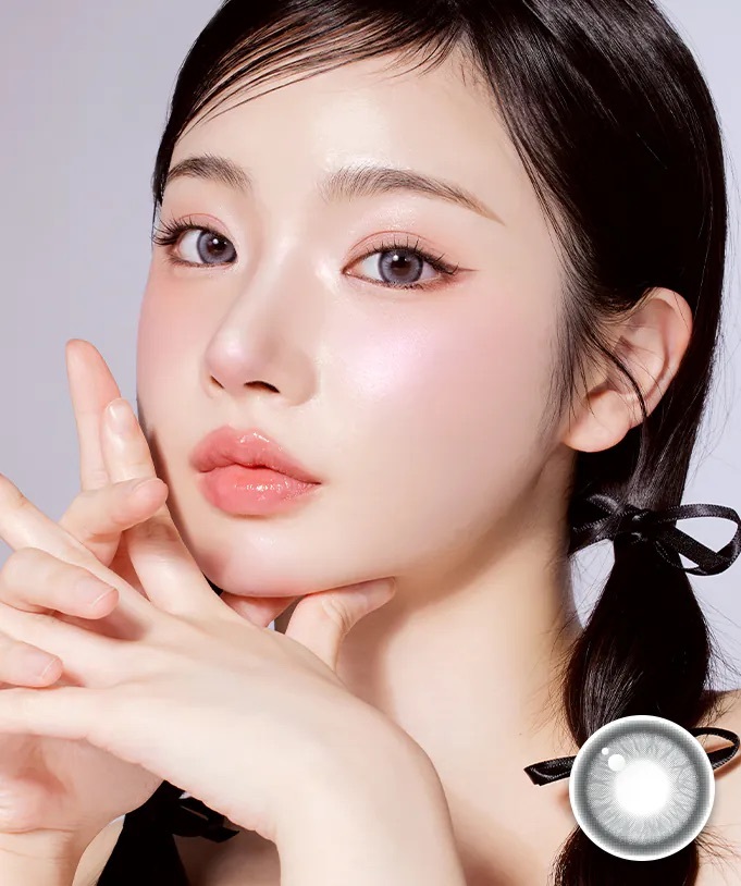 [月拋] OLOLA MEOW Vivid Edtion 1 Month Burman Gray｜月拋彩妝隱形眼鏡｜每盒2片