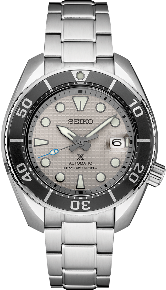 萬年鐘錶 - SEIKO PROSPEX   極地冰雪色彩格紋面盤機械200M潛水錶   SPB175J1 / 6R35-00S0N  錶徑45MM