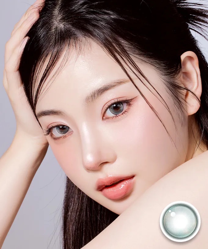 [月拋] OLOLA MEOW Vivid Edtion 1 Month Havana Green｜月拋彩妝隱形眼鏡｜每盒2片