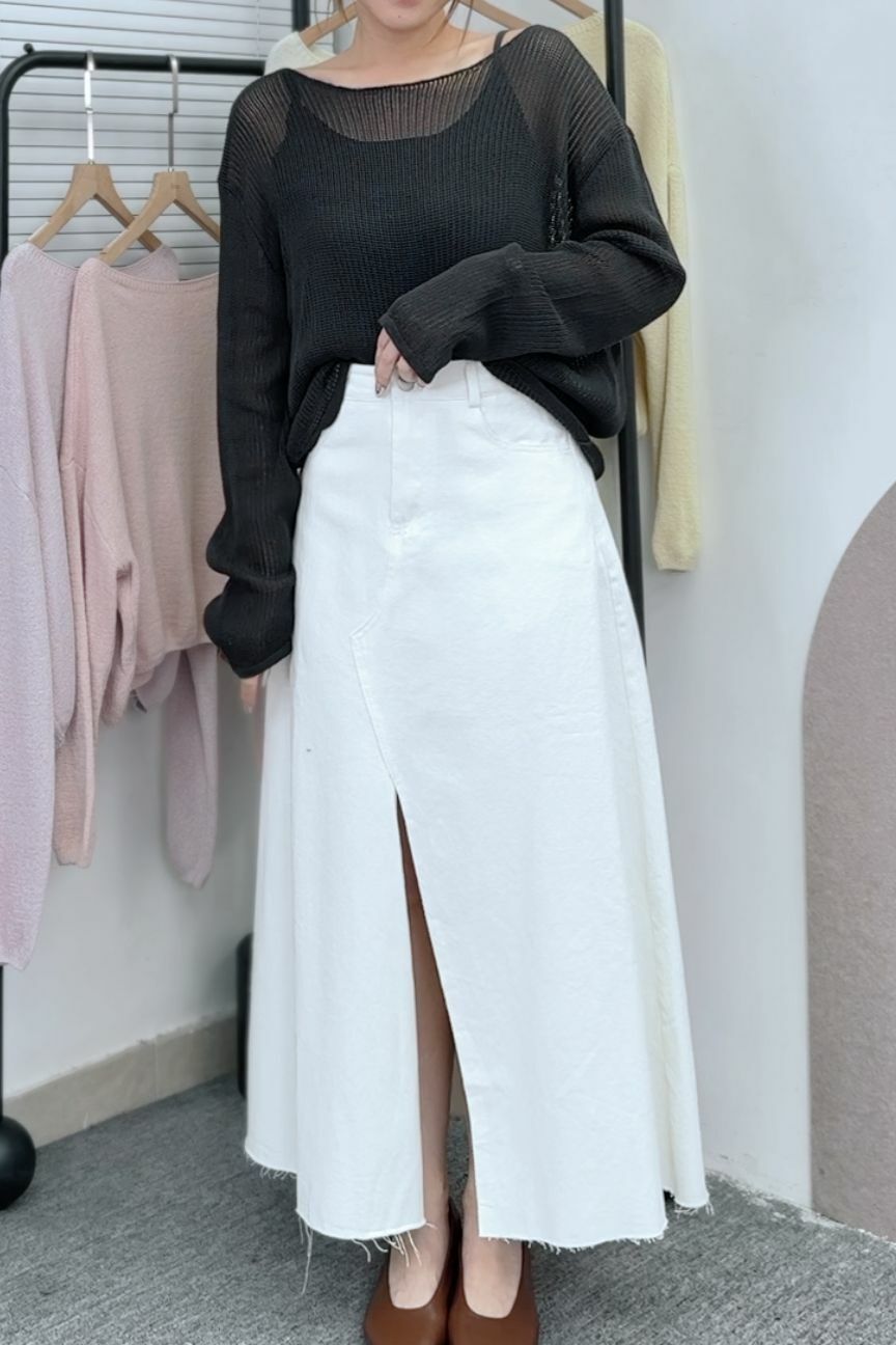 SK#6845🤍春夏絕配牛仔裙