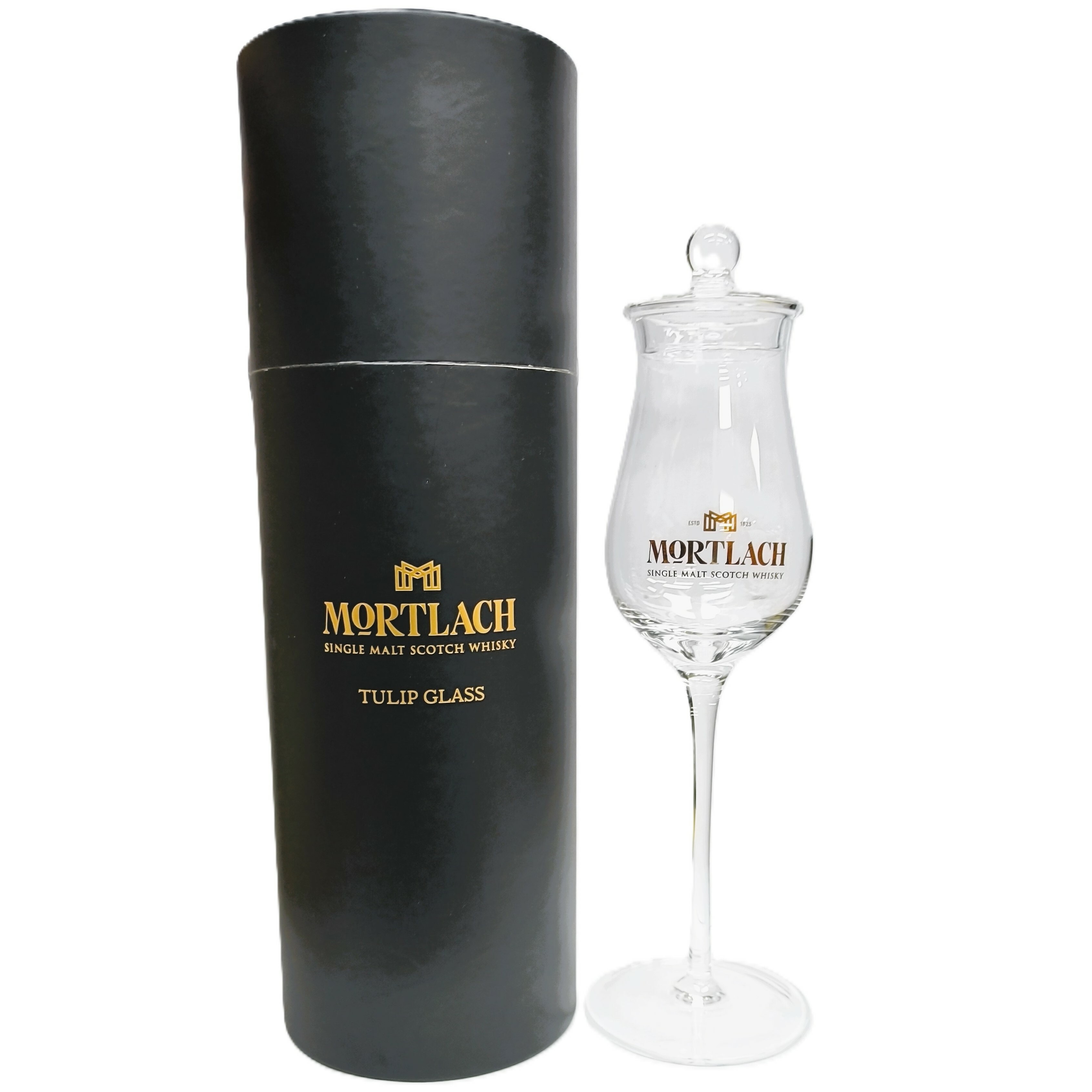 高腳有蓋威士忌鬱金香型聞香杯 (Mortlach 標誌)