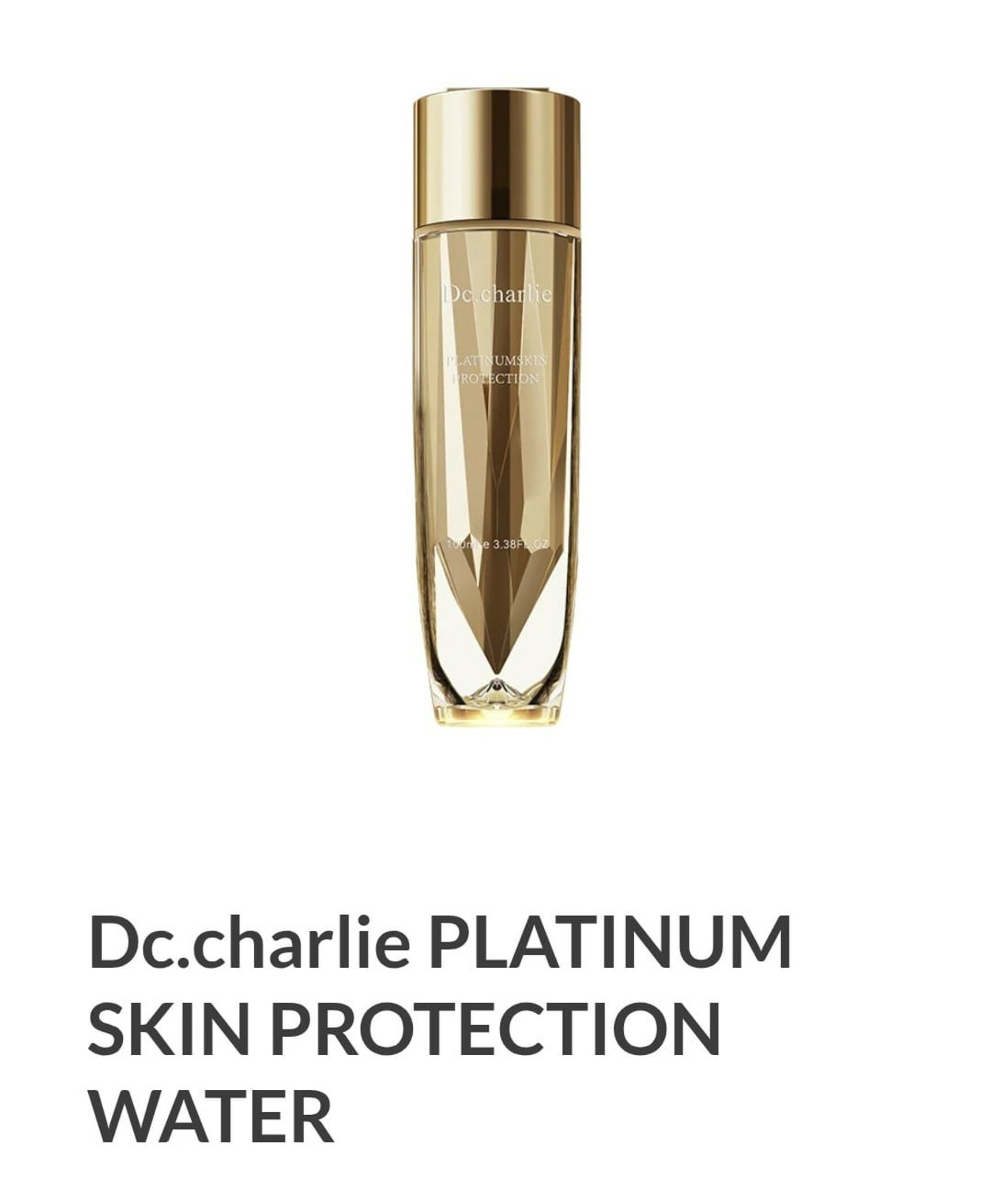 【直播】Dc.Charlie LL110503 升級版鉑金魚子精華護膚精華水 100ml (買一送一)