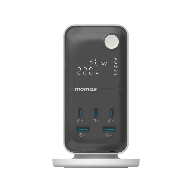 Momax US21 6 插座電源塔 + USB 35W PD 充電站