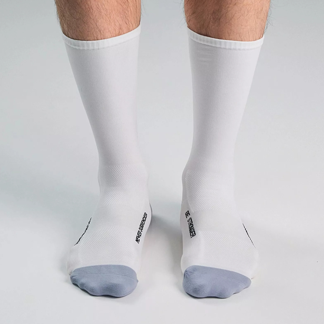 新款【KPLUS】Be Stronger Sock 自行車車襪 / White 經典白