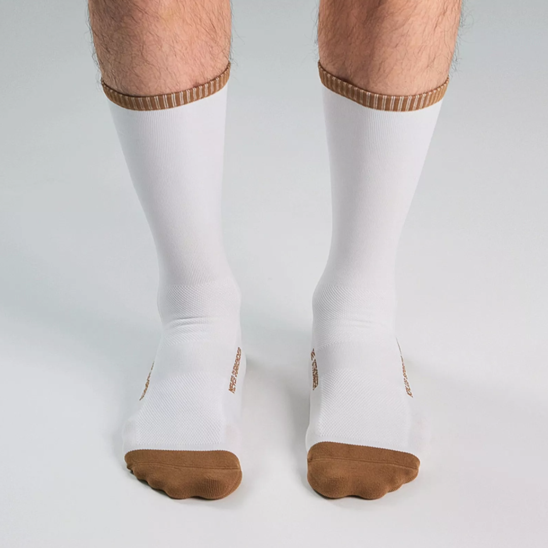 新款【KPLUS】Be Stronger Sock 自行車車襪 / Mustard 芥末黃