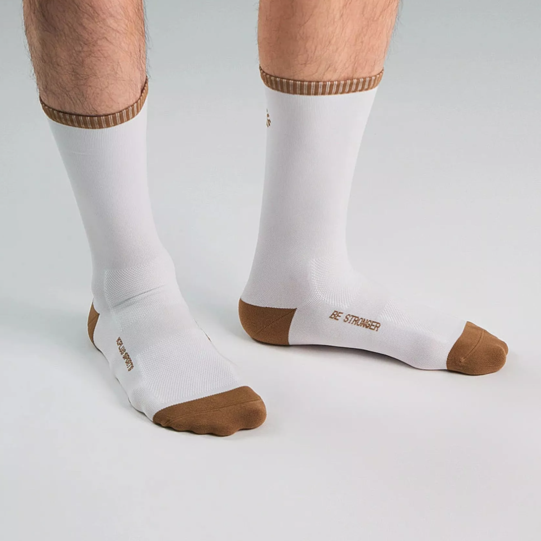 新款【KPLUS】Be Stronger Sock 自行車車襪 / Mustard 芥末黃