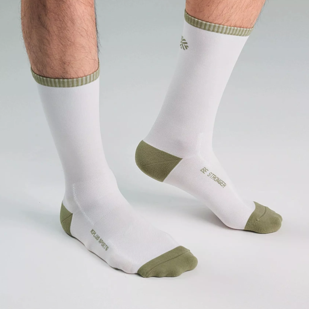 新款【KPLUS】Be Stronger Sock 自行車車襪 / Sage Green 鼠尾草綠