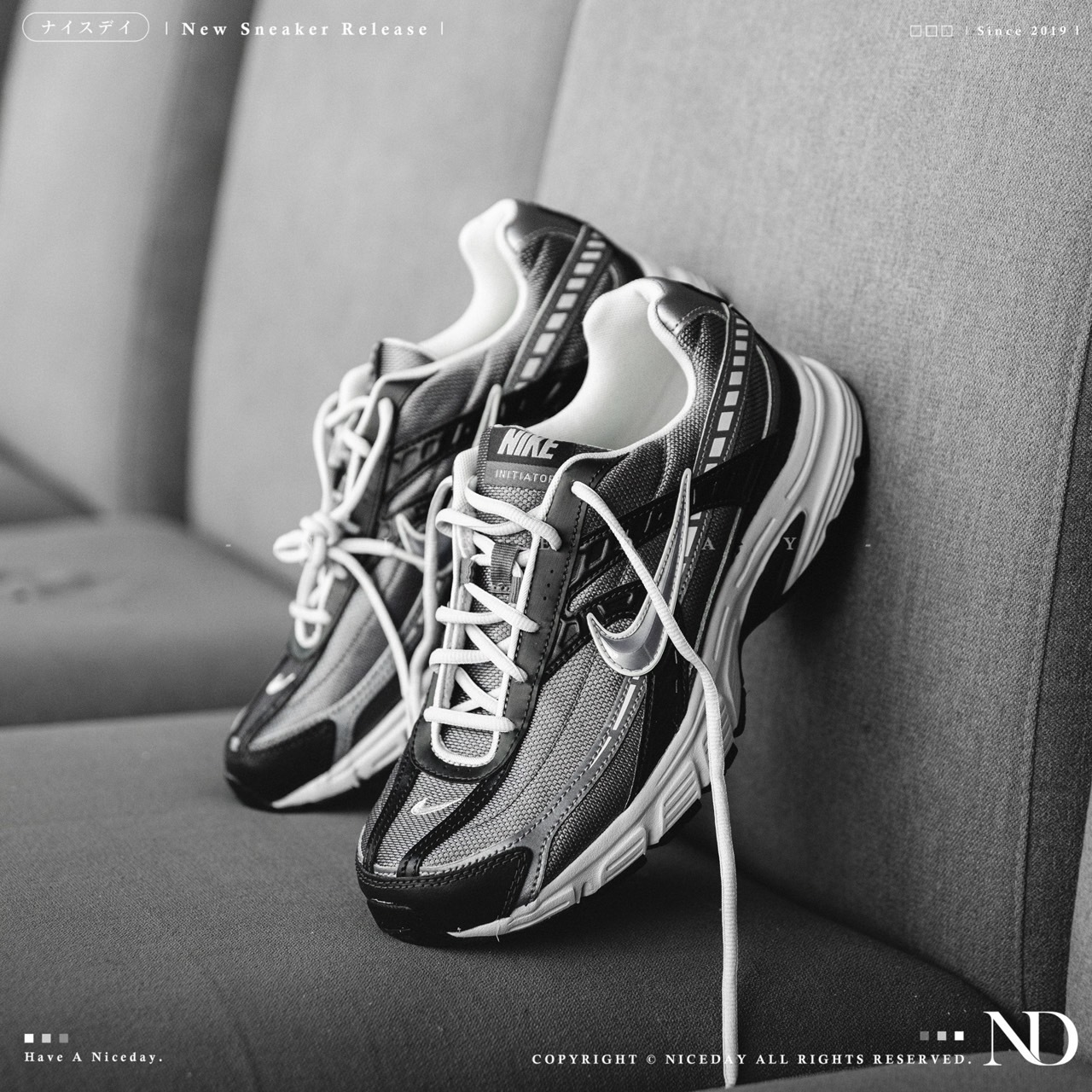 NICEDAY 現貨 Nike Initiator 灰黑 男款 老爹鞋 IB3083-101