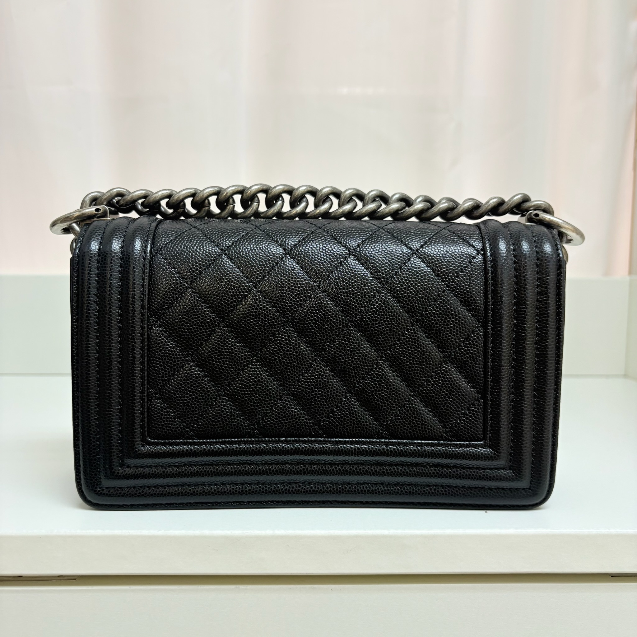 Chanel Boy 20 - Black / Shw