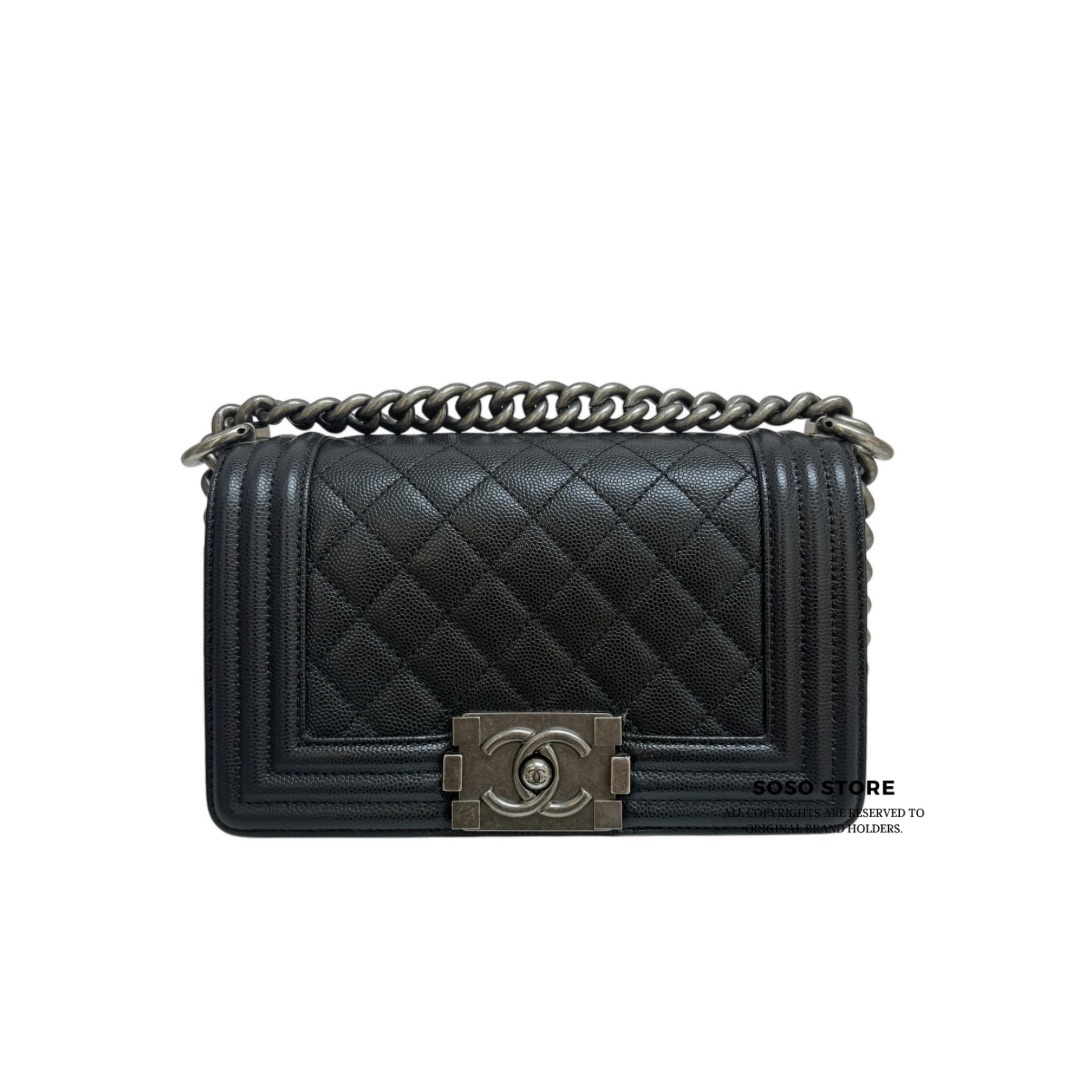 Chanel Boy 20 - Black / Shw