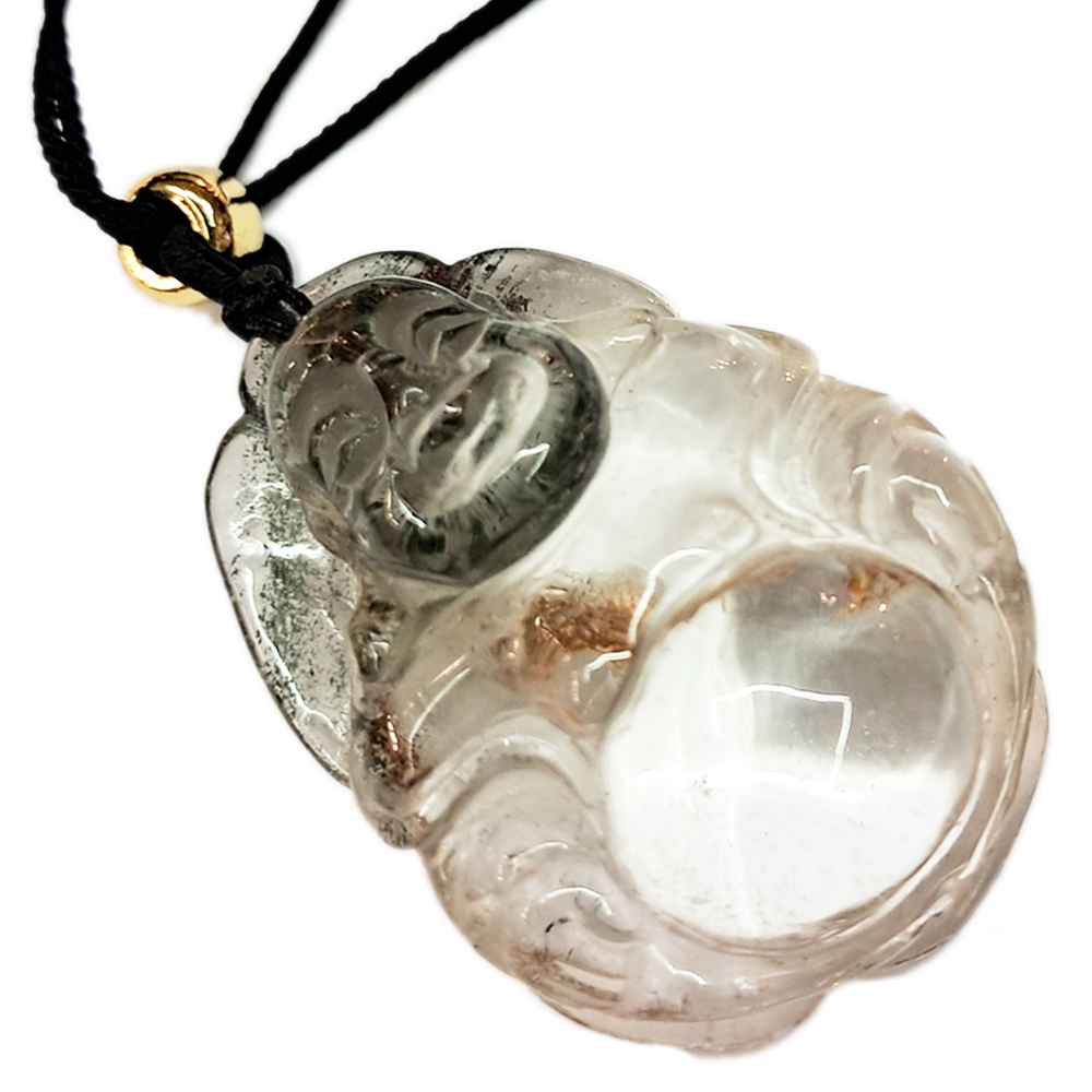 彌勒佛 綠幽靈水晶 項鍊【十方】148962