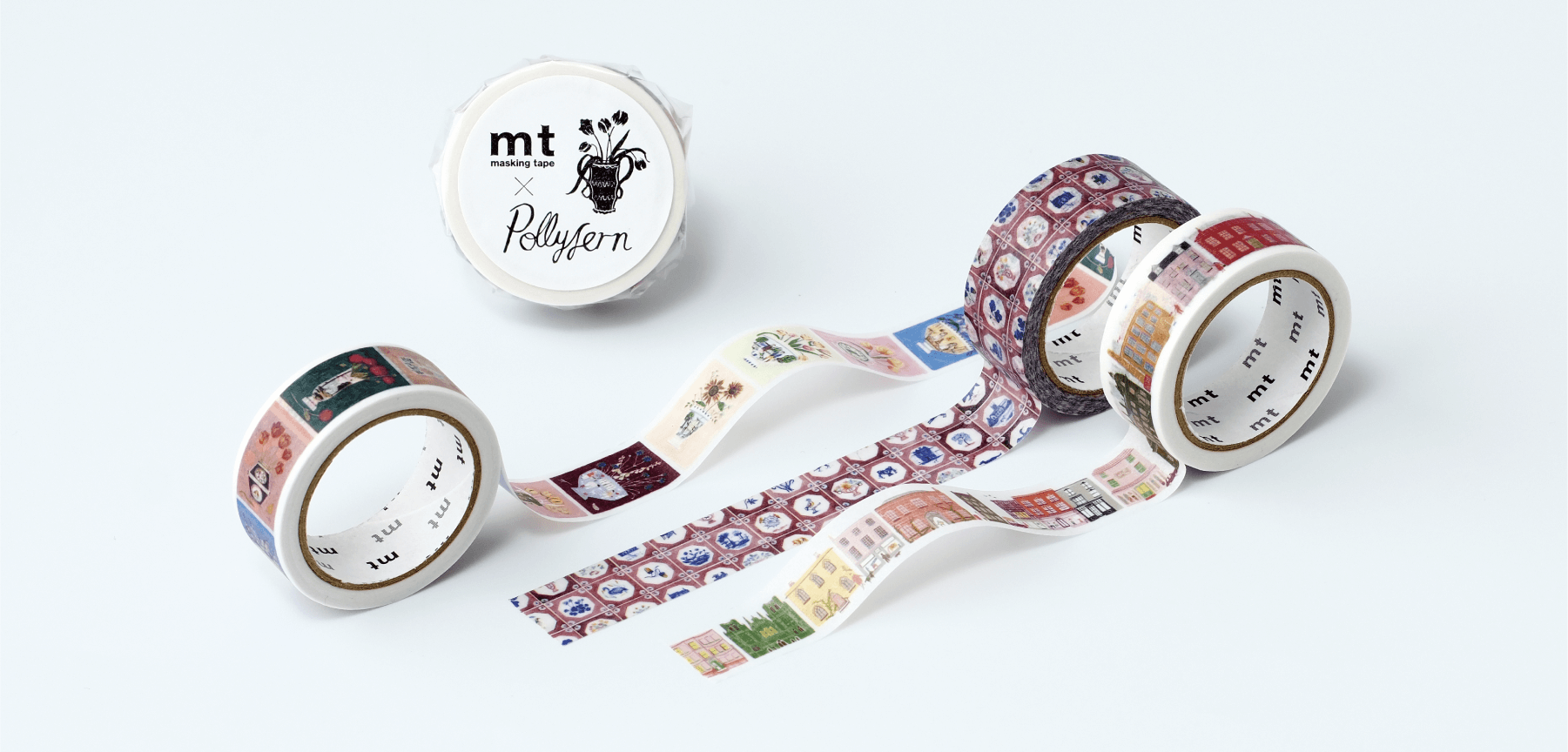 日本mt x Polly Fern 和紙膠帶 共三款