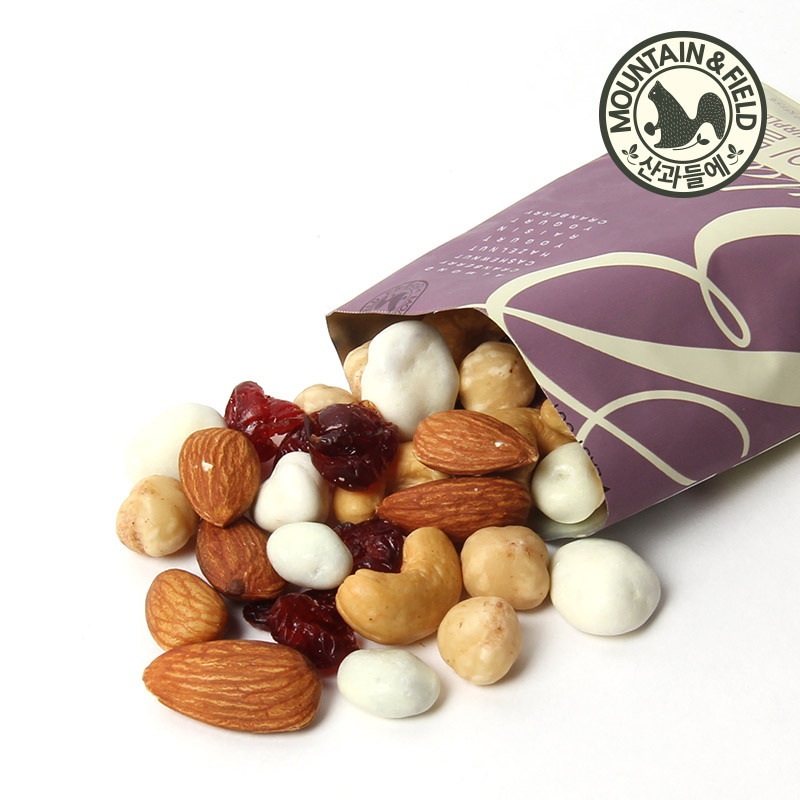 韓國MOUNTAIN & FIELD松鼠家 優格蔓越莓優格葡萄乾綜合堅果-20g