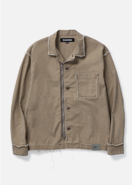 現貨| NEIGHBORHOOD UNTRIMMED ZIP SHIRT LS