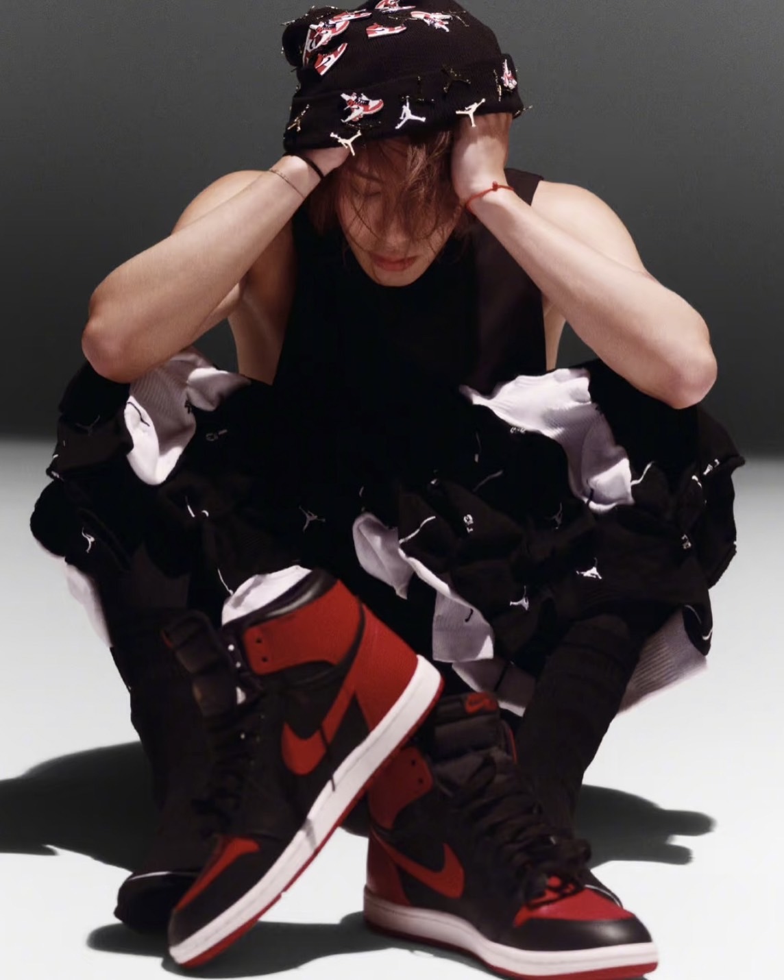 <快速出貨> 王嘉爾同款😎 NIKE AIR JORDAN 1 RETRO HIGH OG "BLACK TOE" 黑紅