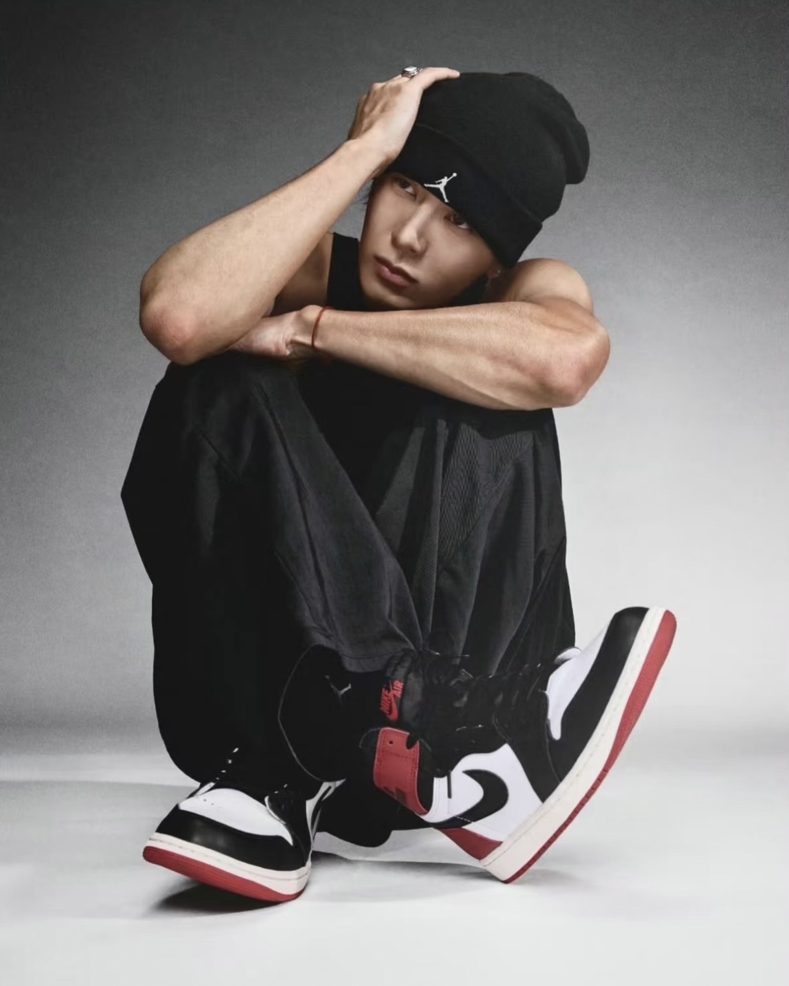 <快速出貨> 王嘉爾同款😎 NIKE AIR JORDAN 1 RETRO HIGH OG "BLACK TOE" 黑紅