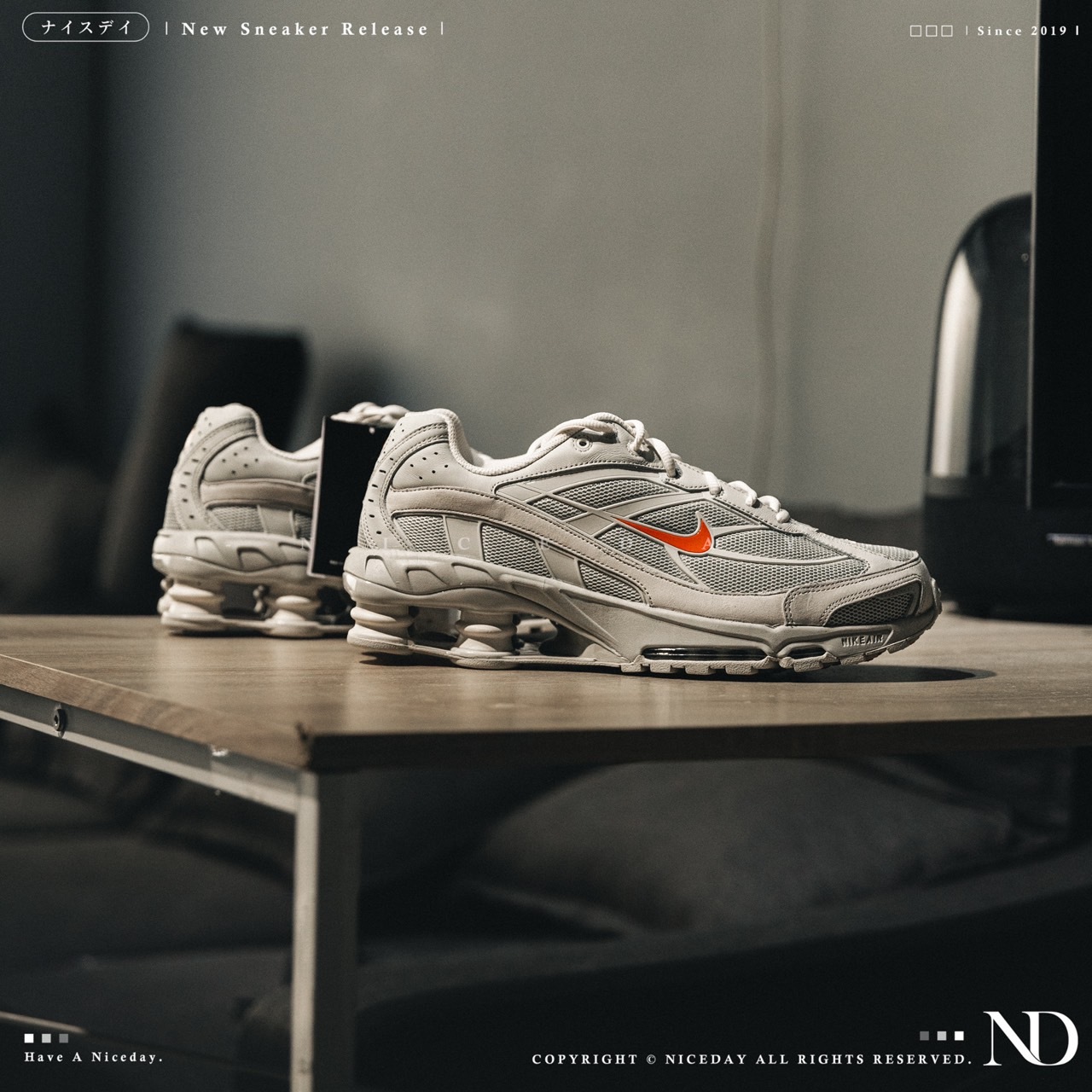 NICEDAY 代購 Nike Shox Ride 2 Light Bone 骨白 橘勾 男女尺寸 HQ5412-072