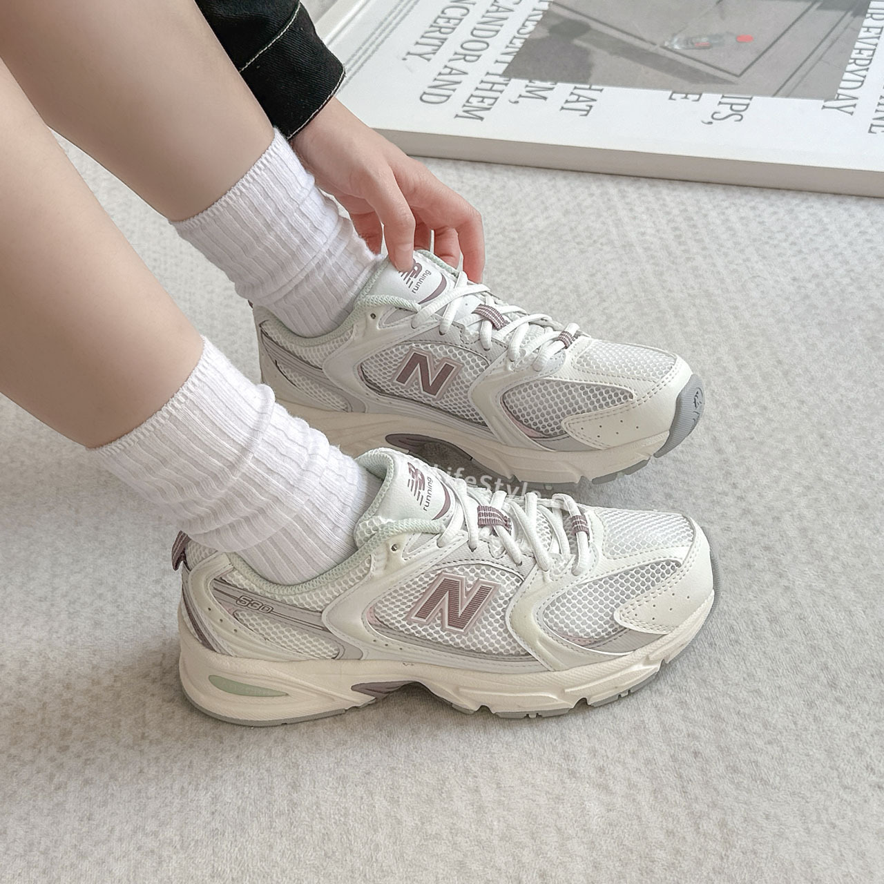 NEW BALANCE 530 NB NB530 草莓銀灰 薄荷綠 米白 復古 男女鞋 U530NEB / 現貨