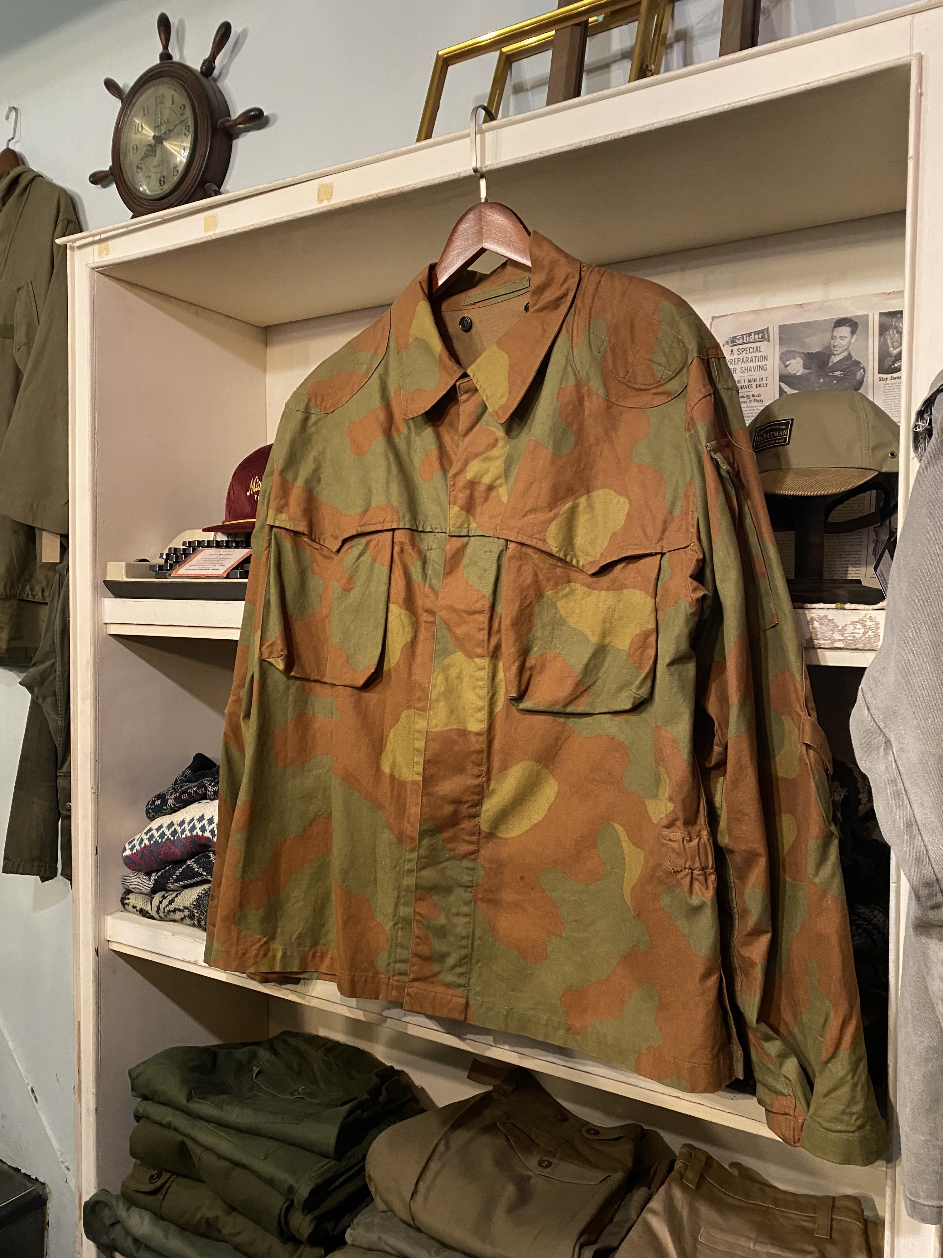 70s Italian military San Marco Paratrooper Jacket / 70年代義大利軍公發聖馬可迷彩外套