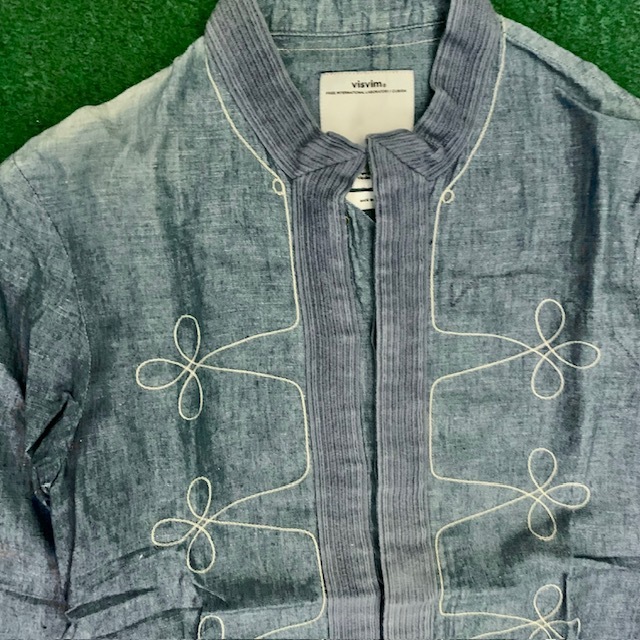 VISVIM WHITE OWL CHAMBRAY JACKET *LUXSIC (( USED B )) 中古 - BLUE SIZE 1 IN STOCK NOW (現貨發售中)