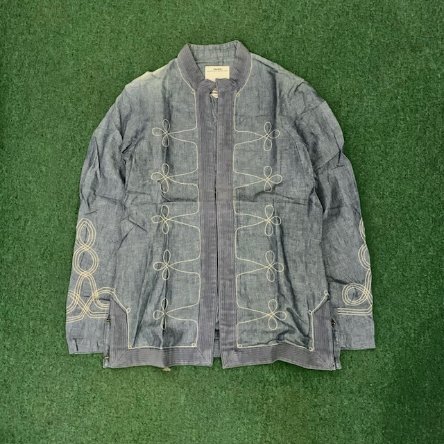VISVIM WHITE OWL CHAMBRAY JACKET *LUXSIC (( USED B )) 中古 - BLUE SIZE 1 IN STOCK NOW (現貨發售中)