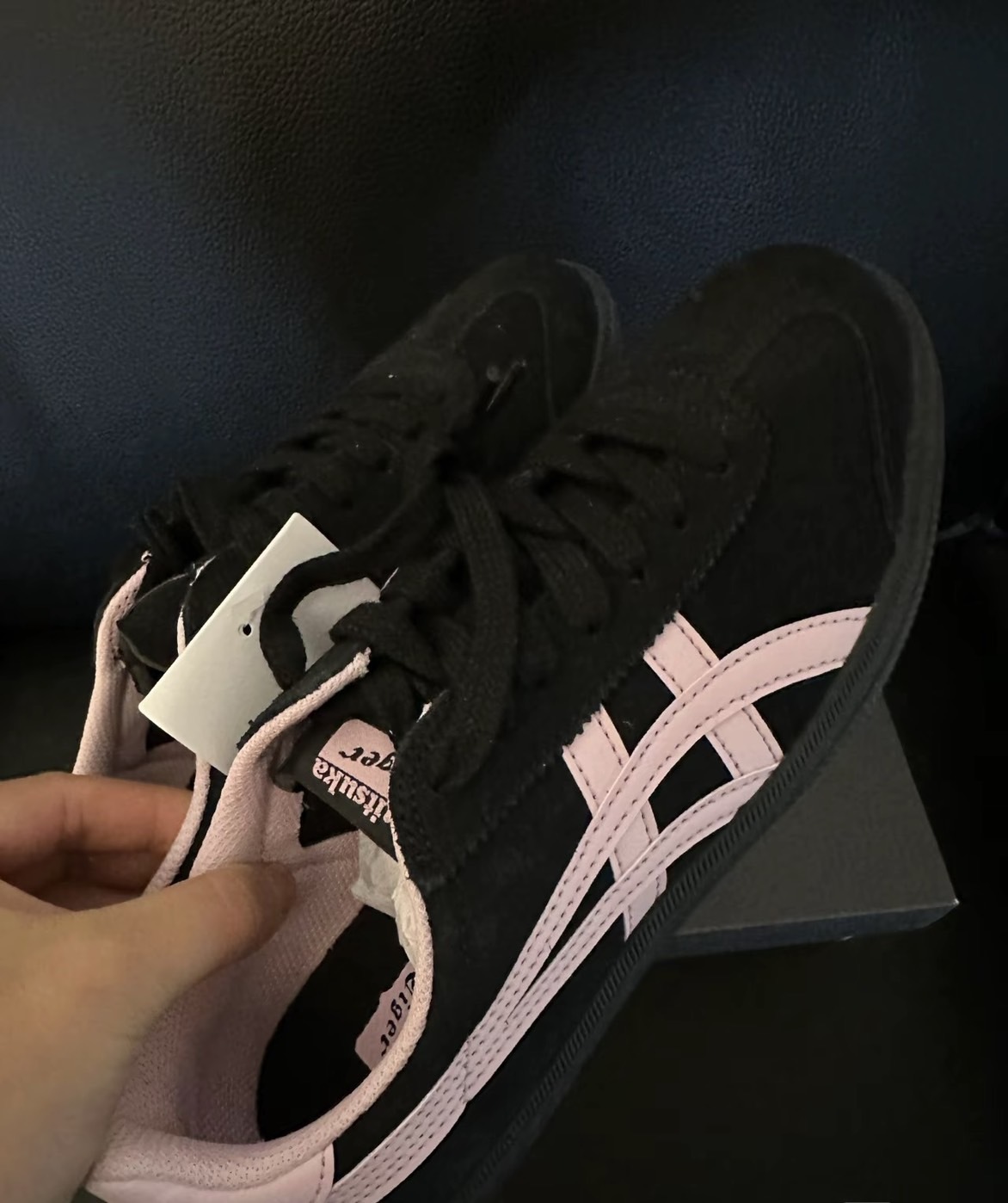 鬼塚虎 Tokuten 甜酷黑粉 麂皮 Onitsuka Tiger