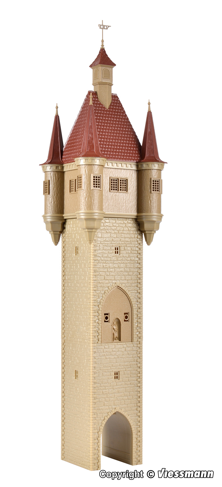 Vollmer 43900 HO規 羅滕堡城市塔.套件