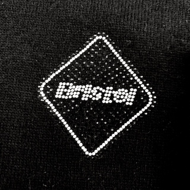 F.C.R.B SHINE BRISTOL LOGO WOOL KNIT SOFT SWEATER (( USED B )) 中古 - BLACK SIZE S IN STOCK NOW (現貨發售中)