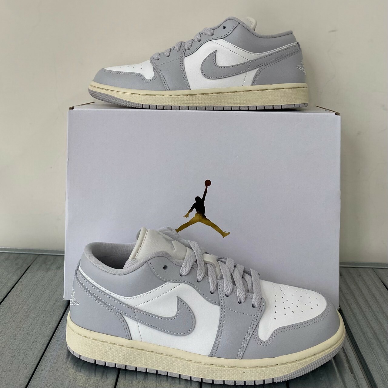 Wmns Air Jordan 1 Low 骨白灰 低筒  女休閒鞋 DC0774-103