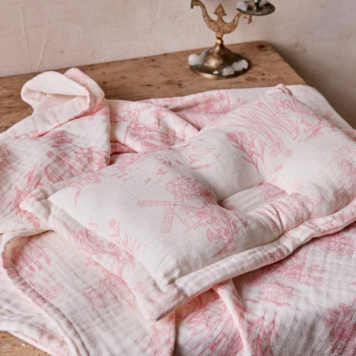 TOILE DE JOUY童話世界🎈法式圖紋莫代爾午睡枕