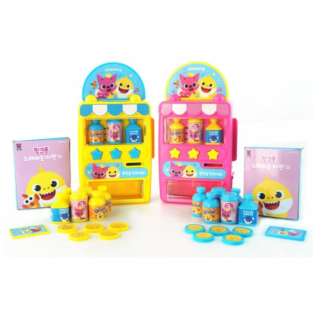 Pinkfong x Baby shark 音樂販售機玩具 顏色隨機發放