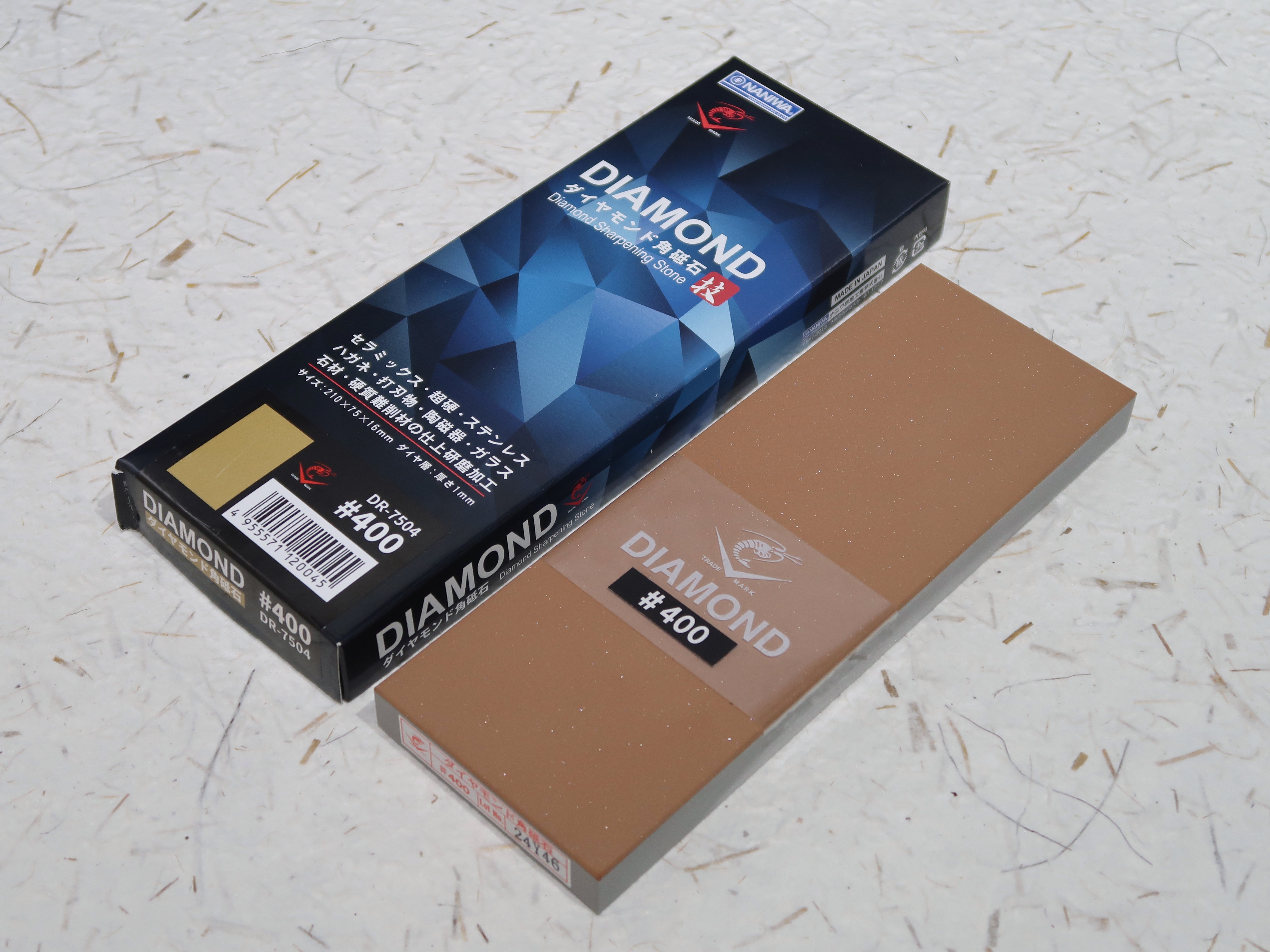 Naniwa蝦印 鑽石燒結砥石 #400