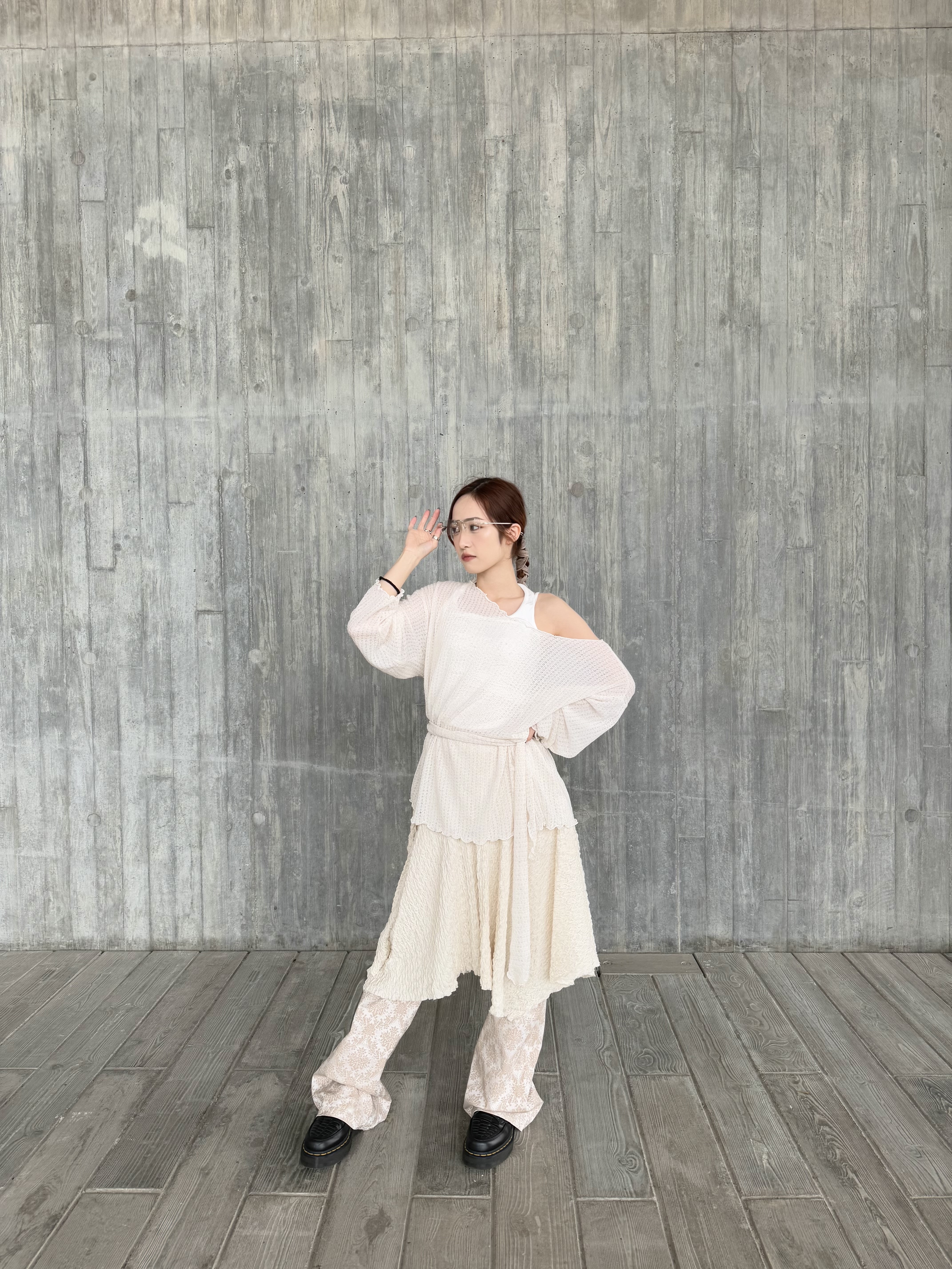 復古花花Pattern pants