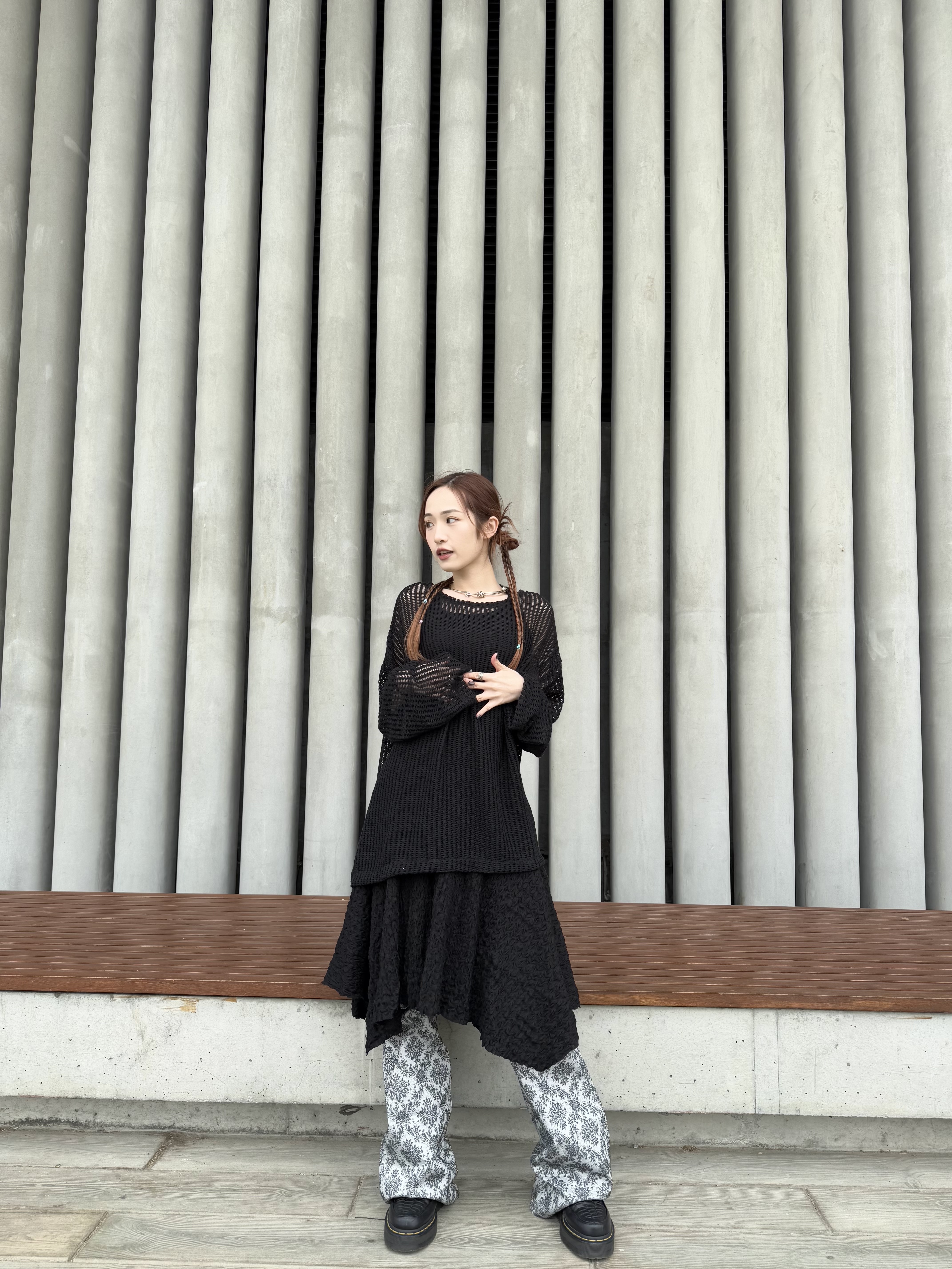 復古花花Pattern pants